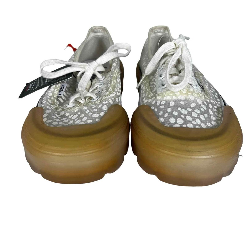 Vans Authentic Modular Mesh Polka Dot Gum Sole Sneakers White NWT Womens 7.5 - Picture 5 of 16